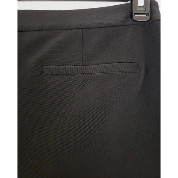 Chicos Collecton ~Woman Size 2(L)~ Black Straight Leg Designer Pants Stretch. - Picture 6 of 16